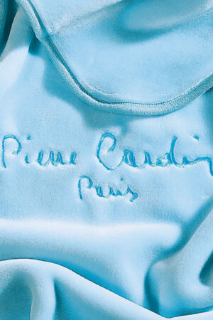 Κουβέρτα Βελουτέ Μονή Nancy 545 Light Blue 3 Pierre Cardin - Image 1