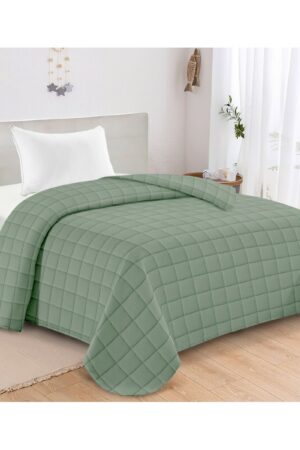 ΚΟΥΒΕΡΛΙ ΚΑΠΙΤΟΝΕ KING SIZE 240Χ260 ADAM HOME ANTEL GREEN - Image 1