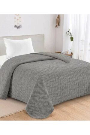 ΚΟΥΒΕΡΛΙ MICROFIBER ΥΠΕΡΔΙΠΛΟ 220X240 ADAM HOME GLORIΑ GREY - Image 1