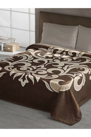 Κουβέρτα Βελουτέ Υπέρδιπλη Ster 289 Beige Belpla - Image 1