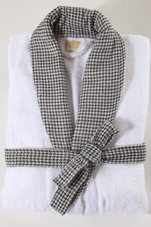 Μπουρνούζι Bath Collection DOMINO BORDEAUX X-Large - Image 1