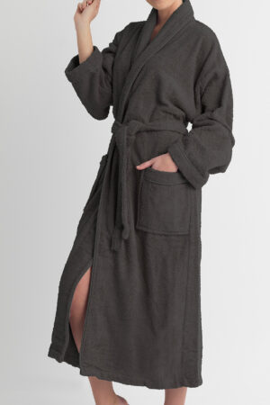 Σετ Μπουρνούζι με Παντόφλες Bath Collection PEARL BLACK OLIVE Medium - Image 2