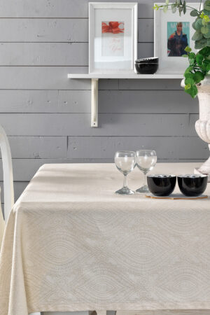 Σετ 4 Πετσέτες Φαγητού Festosi 45x45 HENNA IVORY - Image 1