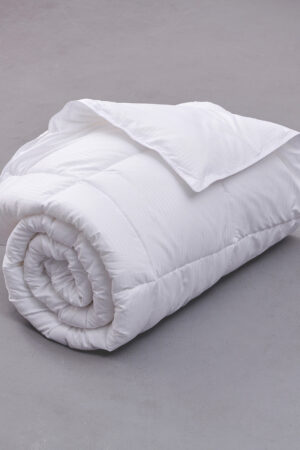 Πάπλωμα White Comfort 220x240 STRIPE MICROFIBER - Image 1