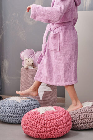 Κάθισμα Πουφ Kids Decor Ø40 PLANET FUCHSIA - Image 2