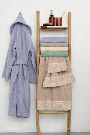 Μπουρνουζι-Ρόμπα Bath Collection SIMOUR LAVENDER Medium - Image 1