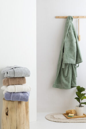 Μπουρνουζι-Ρόμπα Bath Collection SIMOUR LAVENDER Medium - Image 3
