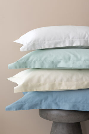 Ζεύγος Μαξιλαροθήκες Oxford 52x72 Posh Sateen WHITE - Image 1