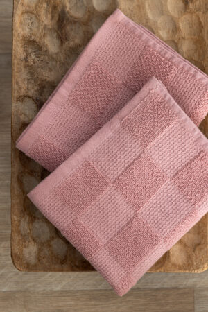 Σετ 2 Πετσέτες Κουζίνας Kitchen Towels 40x60 SUKI PINK - Image 1