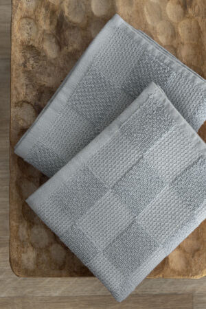 Σετ 2 Πετσέτες Κουζίνας Kitchen Towels 40x60 SUKI GREY - Image 1