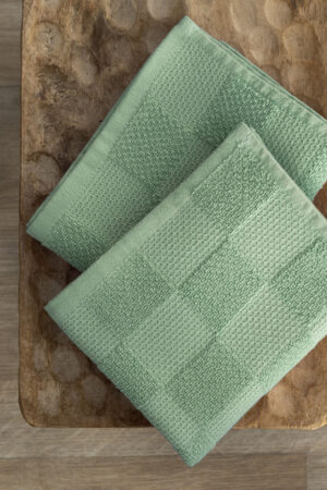 Σετ 2 Πετσέτες Κουζίνας Kitchen Towels 40x60 SUKI GREEN - Image 1