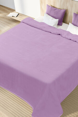 Κουβέρτα Βελουτέ Υπέρδιπλη Nancy Ster 545 Lila 21 Pierre Cardin - Image 2