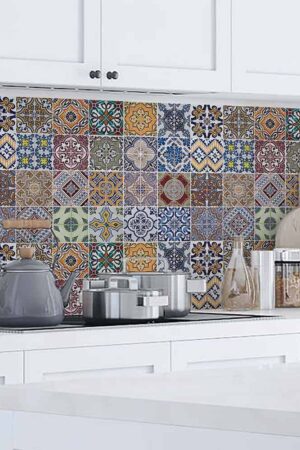 Azulejos XL πλάτη προστασίας τοίχων κουζίνας και μπάνιου (67602) - Image 1