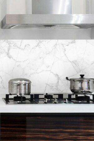 White Marble XL πλάτη προστασίας τοίχων κουζίνας και μπάνιου (67607) - Image 1