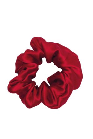 SILK SCRUNCHIE 17 ΚΟΚΚΑΛΑΚΙ ΜΑΛΛΙΩΝ 100% PURE SILK 16mm
