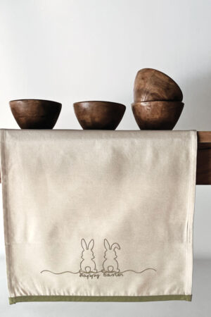 EASTER 26 06 RUNNER ΔΙΑΚΟΣΜΗΤΙΚΟ ΜΕ ΚΕΝΤΗΜΑ RABBITS