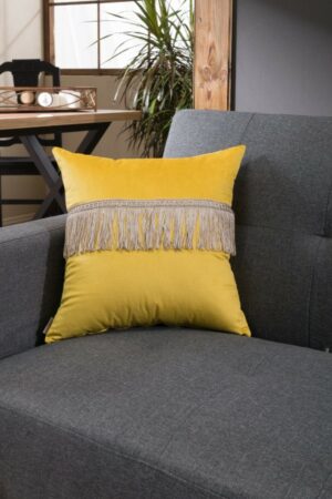 Μαξιλαροθήκη Velvet 14 Με Κρόσι - 45x45cm με γέμιση - Image 1