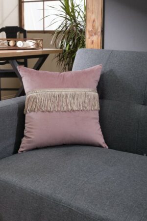 Μαξιλαροθήκη Velvet 12 Με Κρόσι - 45x45cm με γέμιση - Image 1