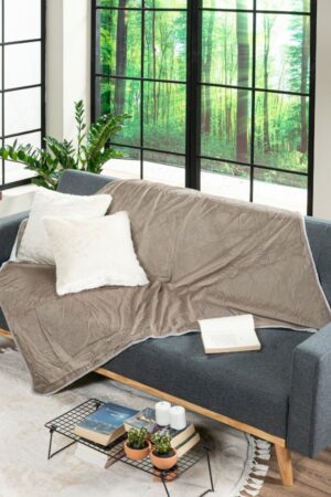 Ριχτάρι-Κουβέρτα Καναπέ Velour 07 - 130x160cm - Image 1