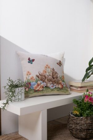Μαξιλαροθήκη Peppy - 45x45cm με γέμιση - Image 1