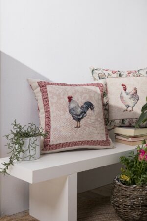 Μαξιλαροθήκη Rooster - 45x45cm με γέμιση - Image 1