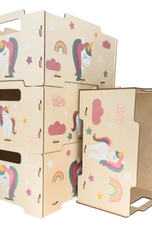 Unicorns κουτιά αποθήκευσης (5590) - Image 3