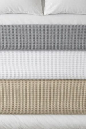ΚΟΥΒΕΡΤΑ ΠΙΚΕ SANFORIZED ΜΟΝΗ 165Χ240 ADAM HOME - Cappuccino - Image 1