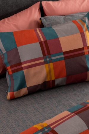 Σετ Σεντόνια Υπέρδιπλα Flannel Beauty 240x265 FB0251 Χωρίς Λάστιχο - Image 2