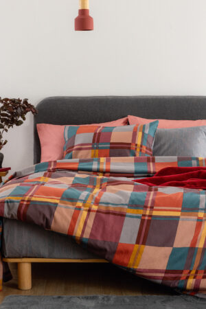Σετ Σεντόνια Υπέρδιπλα Flannel Beauty 240x265 FB0251 Χωρίς Λάστιχο - Image 1