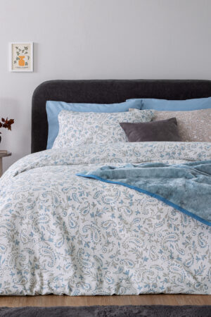 Σετ Παπλωματοθήκη Υπέρδιπλη Flannel Beauty 240x250 FB0246