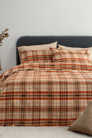 Σετ Παπλωματοθήκη Υπέρδιπλη Flannel Beauty 240x250 FB0248